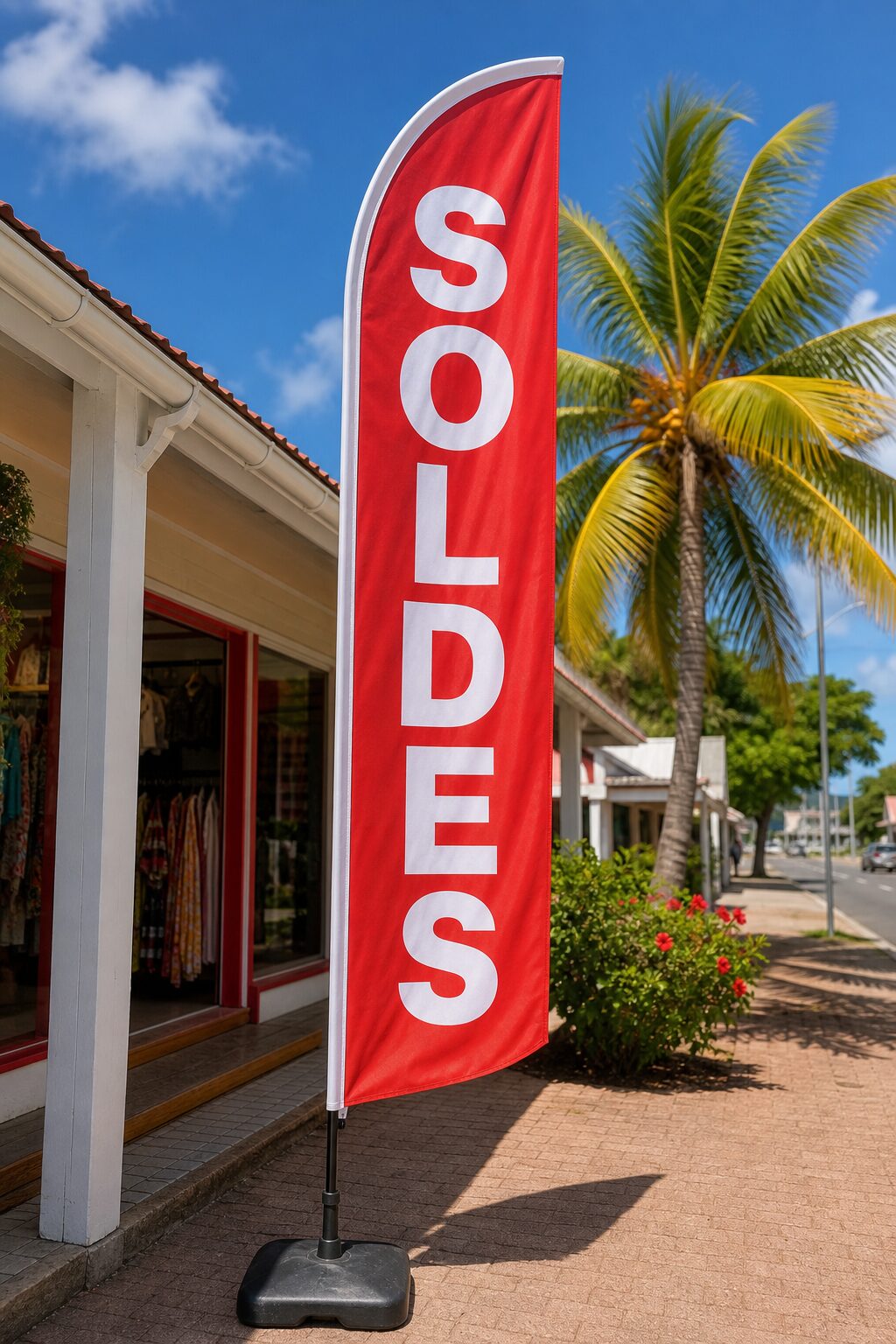 Oriflamme personnalisée en Guadeloupe