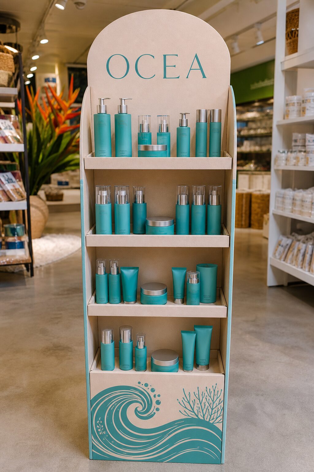 PLV et présentoir sur mesure en Guadeloupe